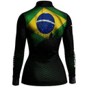 Camisa M Agro Feminina Brk Brasil com Proteção Solar UV50+